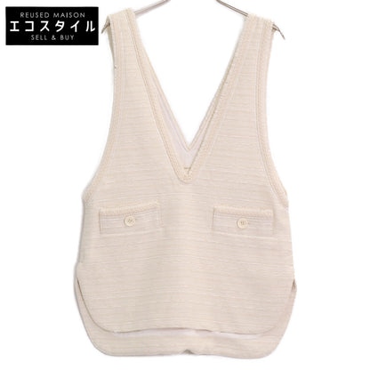 DES PRES デプレ 【美品/24SS】22-07-41-07102 ドロップレットジャカード Vネック ベスト F