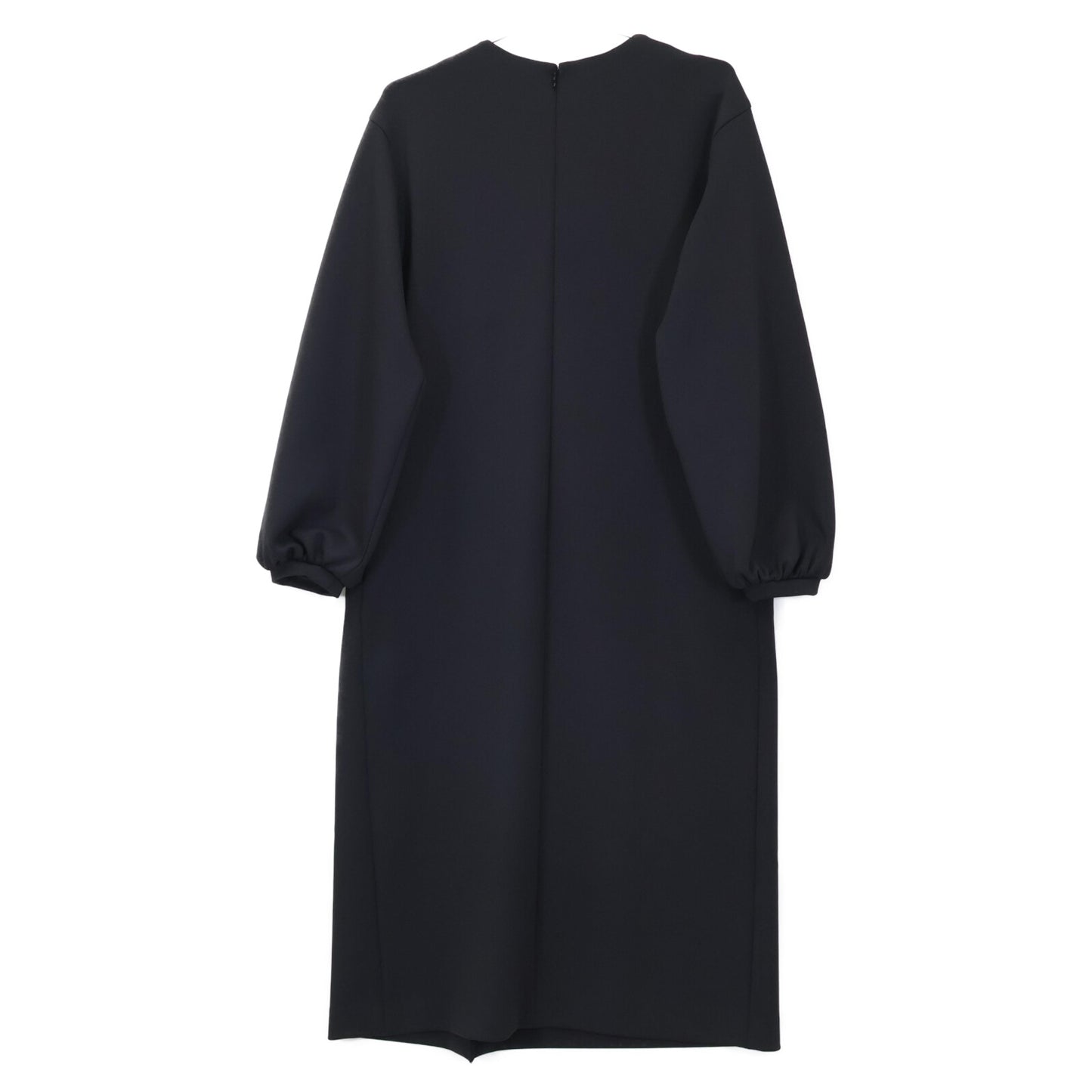 UNITED ARROWS ユナイテッドアローズ ﾌﾞﾗｯｸ ﾊﾟｰﾙﾓﾁｰﾌ ﾛﾝｸﾞｽﾘｰﾌﾞﾜﾝﾋﾟｰｽ ワンピース 38