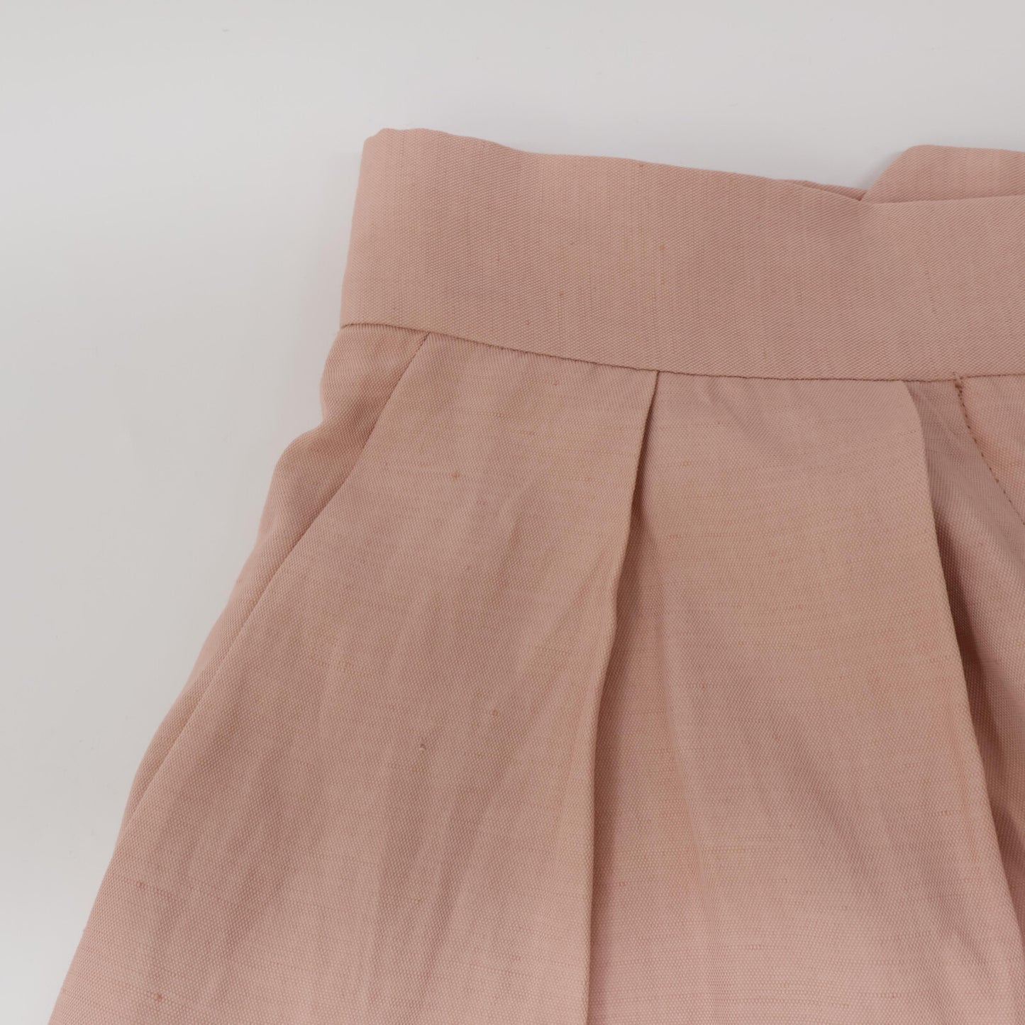 STELLA McCARTNEY ステラマッカートニー ﾋﾟﾝｸ 2ﾀｯｸ ﾜｲﾄﾞﾃｰﾊﾟｰﾊﾟﾝﾂ ボトムス 34