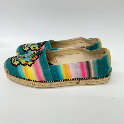 Christian Louboutin クリスチャンルブタン CARIO LOUBI FLAT ワッペン付 エスパドリーユ シューズ 37