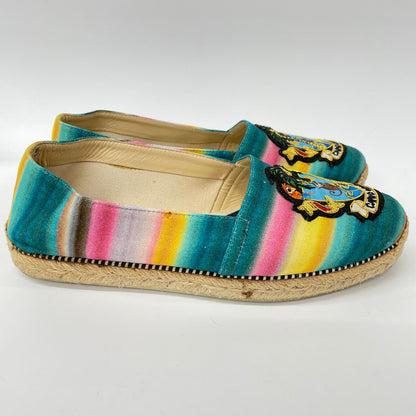 Christian Louboutin クリスチャンルブタン CARIO LOUBI FLAT ワッペン付 エスパドリーユ シューズ 37