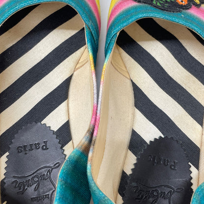 Christian Louboutin クリスチャンルブタン CARIO LOUBI FLAT ワッペン付 エスパドリーユ シューズ 37