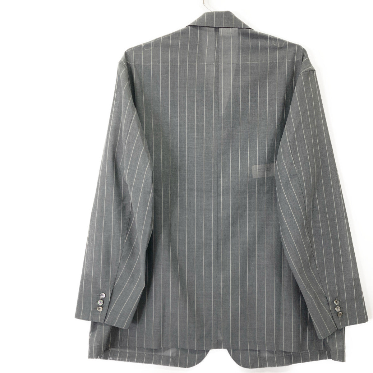 beautifulpeople ビューティフルピープル グレー wool silk stripe shirtjacket リバーシブルジャケット ジャケット 36