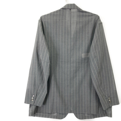 beautifulpeople ビューティフルピープル グレー wool silk stripe shirtjacket リバーシブルジャケット ジャケット 36