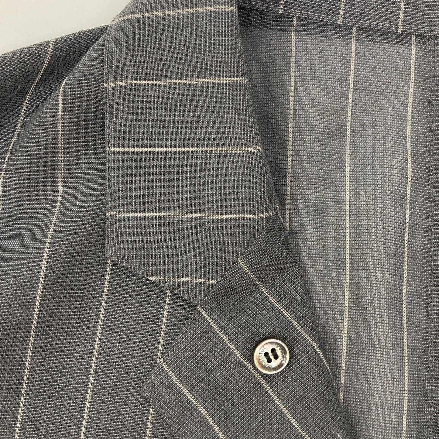 beautifulpeople ビューティフルピープル グレー wool silk stripe shirtjacket リバーシブルジャケット ジャケット 36