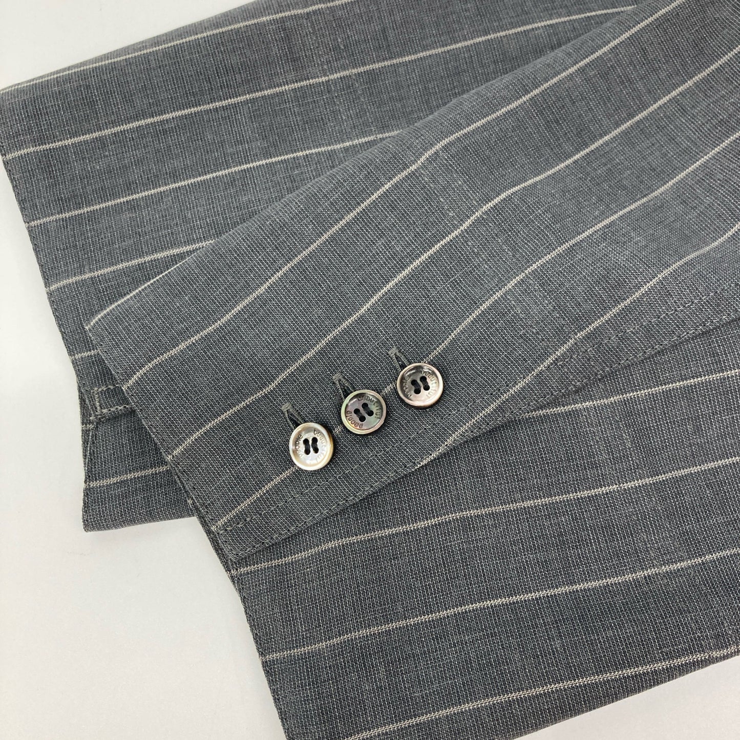 beautifulpeople ビューティフルピープル グレー wool silk stripe shirtjacket リバーシブルジャケット ジャケット 36