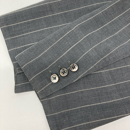 beautifulpeople ビューティフルピープル グレー wool silk stripe shirtjacket リバーシブルジャケット ジャケット 36