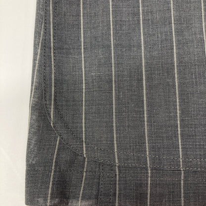 beautifulpeople ビューティフルピープル グレー wool silk stripe shirtjacket リバーシブルジャケット ジャケット 36