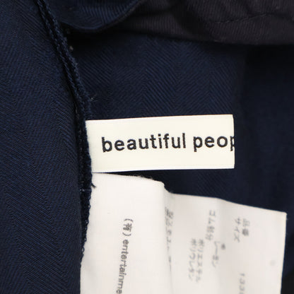 beautifulpeople ビューティフルピープル ﾈｲﾋﾞｰ ﾚｰﾖﾝｳｰﾙﾍﾘﾝﾎﾞｰﾝ ｳｴｽﾄｲｰｼﾞｰﾊﾟﾝﾂ ボトムス 38