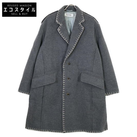 DISCOVERED ディスカバード DC-23AW-C0ｰ01 ｸﾞﾚｰ BRANKET STITCH LONGer COAT コート 3