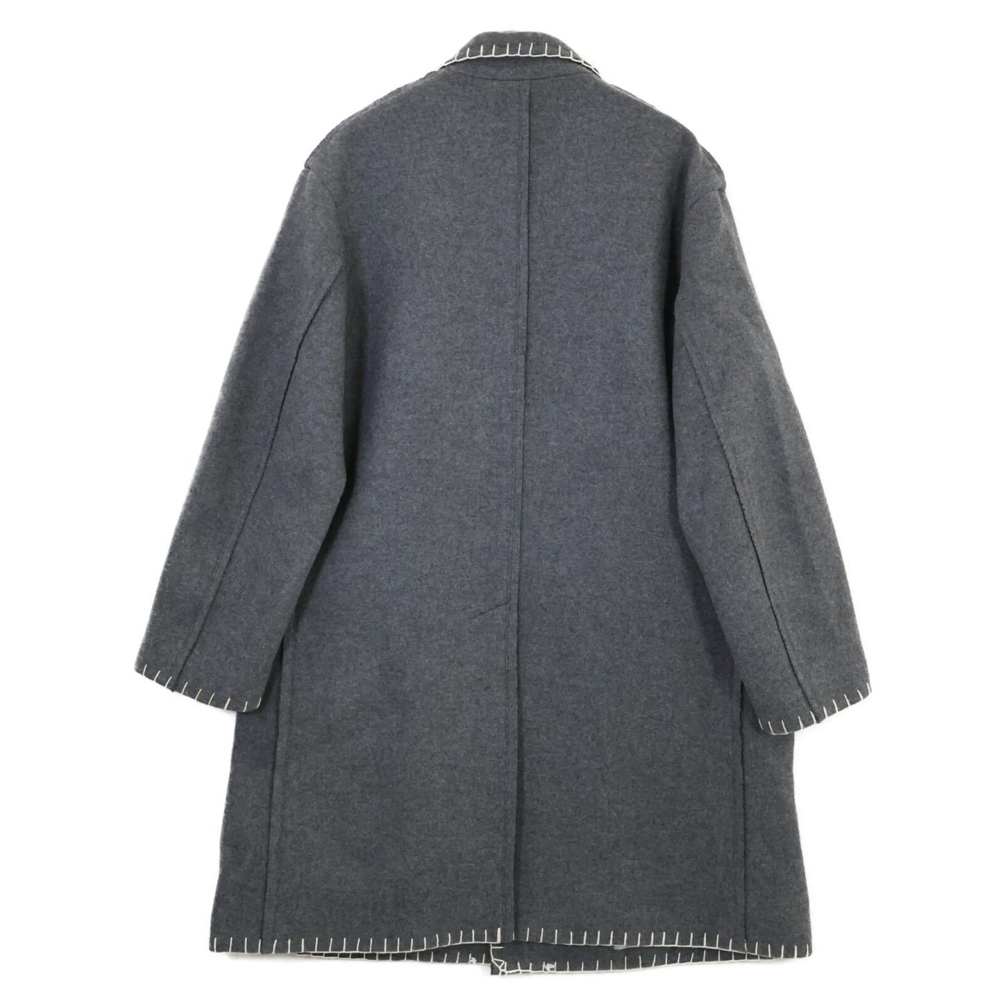 DISCOVERED ディスカバード DC-23AW-C0ｰ01 ｸﾞﾚｰ BRANKET STITCH LONGer COAT コート 3