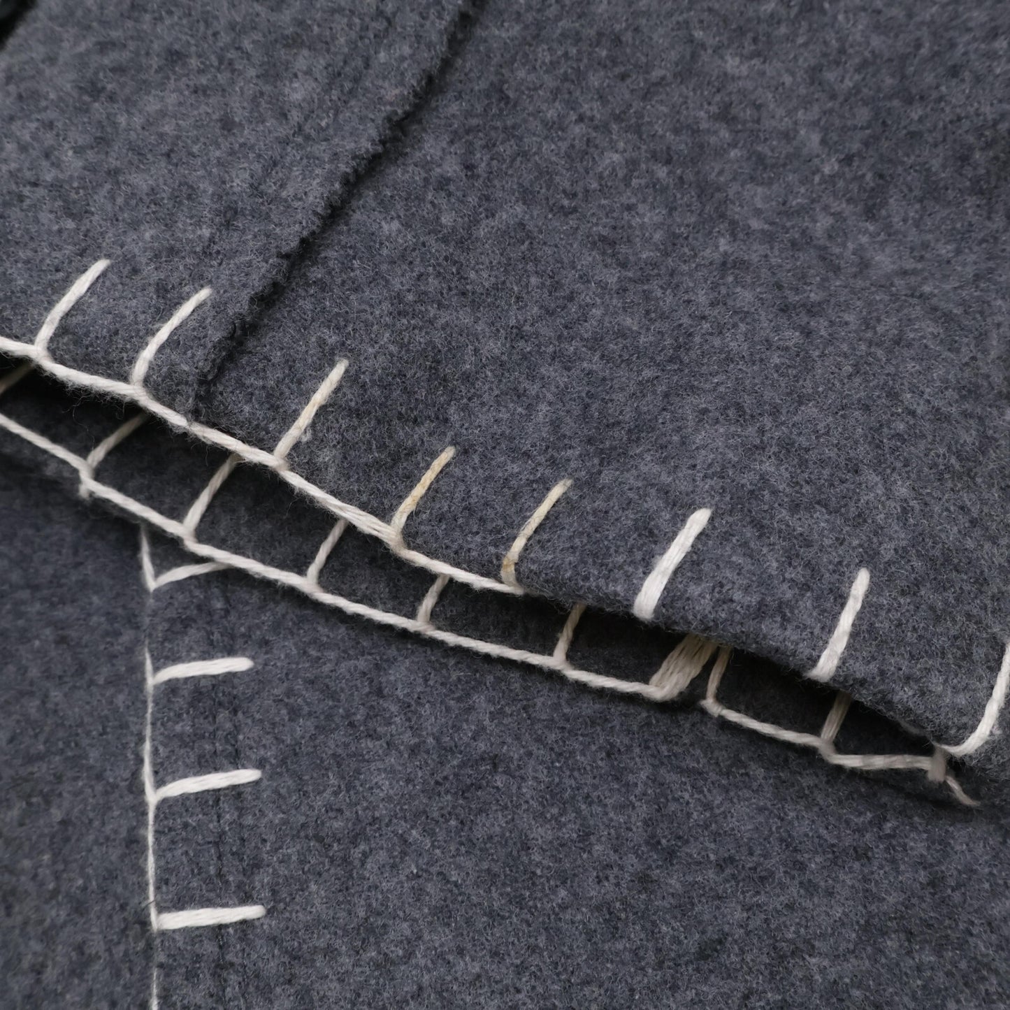 DISCOVERED ディスカバード DC-23AW-C0ｰ01 ｸﾞﾚｰ BRANKET STITCH LONGer COAT コート 3