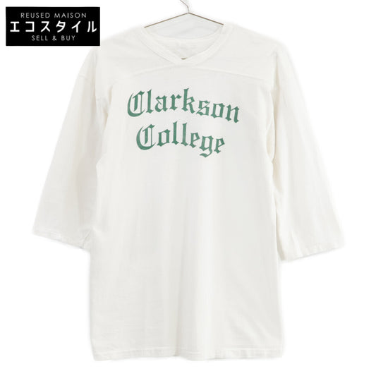 VINTAGE ヴィンテージ 70'S ﾎﾜｲﾄ Clarkson College ﾌｯﾄﾎﾞｰﾙTｼｬﾂ トップス 表記無し