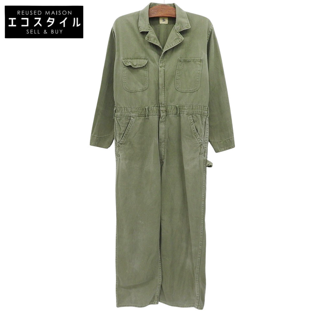 VINTAGE ヴィンテージ ヴィンテージ VINTAGE 60'S PRENTICE 片爪ジッパー ジャンプスーツ メンズ カーキ 42 スーツ セットアップ 42