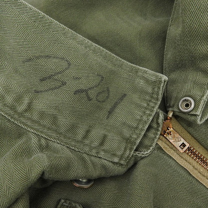 VINTAGE ヴィンテージ ヴィンテージ VINTAGE 60'S PRENTICE 片爪ジッパー ジャンプスーツ メンズ カーキ 42 スーツ セットアップ 42