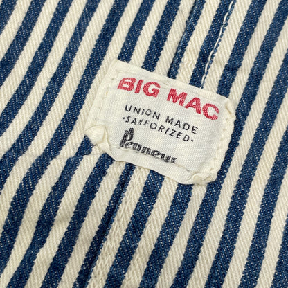 BIG MAC ビッグマック 60'S ヒッコリー デニムオーバーオール オーバーオール オールインワン 表記なし