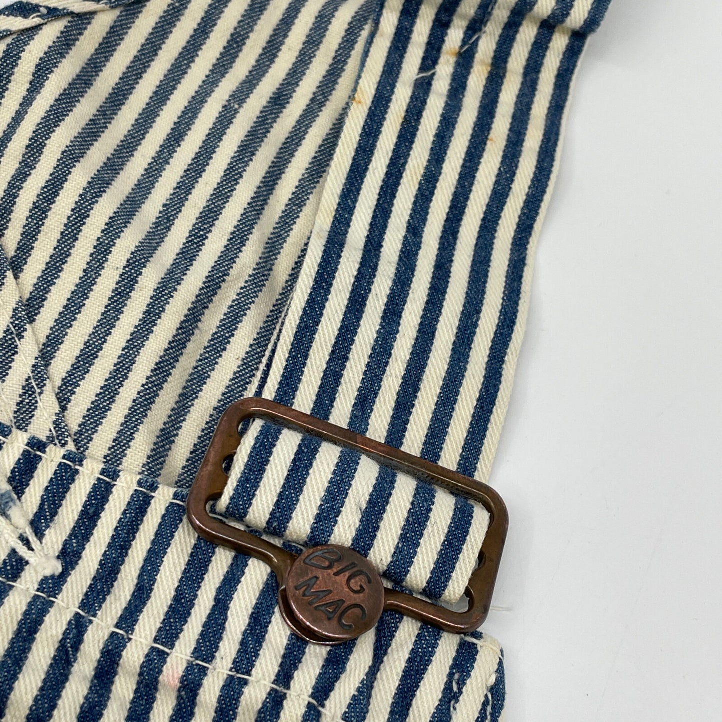 BIG MAC ビッグマック 60'S ヒッコリー デニムオーバーオール オーバーオール オールインワン 表記なし