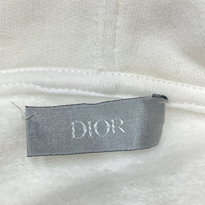 DIOR ディオール 113J698A0531 ﾎﾜｲﾄ CD Icon ｽｳｪｯﾄﾌﾟﾙｵｰﾊﾞｰﾌｰﾃﾞｨ トップス S