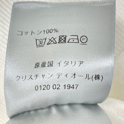 DIOR ディオール 113J698A0531 ﾎﾜｲﾄ CD Icon ｽｳｪｯﾄﾌﾟﾙｵｰﾊﾞｰﾌｰﾃﾞｨ トップス S