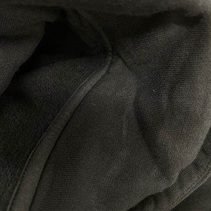 DIOR ディオール 933J601B0531 19AW ﾌﾞﾗｯｸ ｽﾘｰﾌﾞﾛｺﾞﾊﾟｯﾁﾌｰﾃﾞｯﾄﾞﾌﾟﾙｵｰﾊﾞｰｽｳｪｯﾄ トップス S