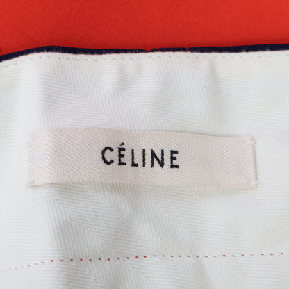 CELINE セリーヌ 2 1M60/6108 ﾈｲﾋﾞｰ ﾌｨｰﾋﾞｰ期 ﾊﾞｯｸﾎﾟｹｯﾄｽﾃｯﾁｽﾗｯｸｽﾊﾟﾝﾂ ボトムス 36