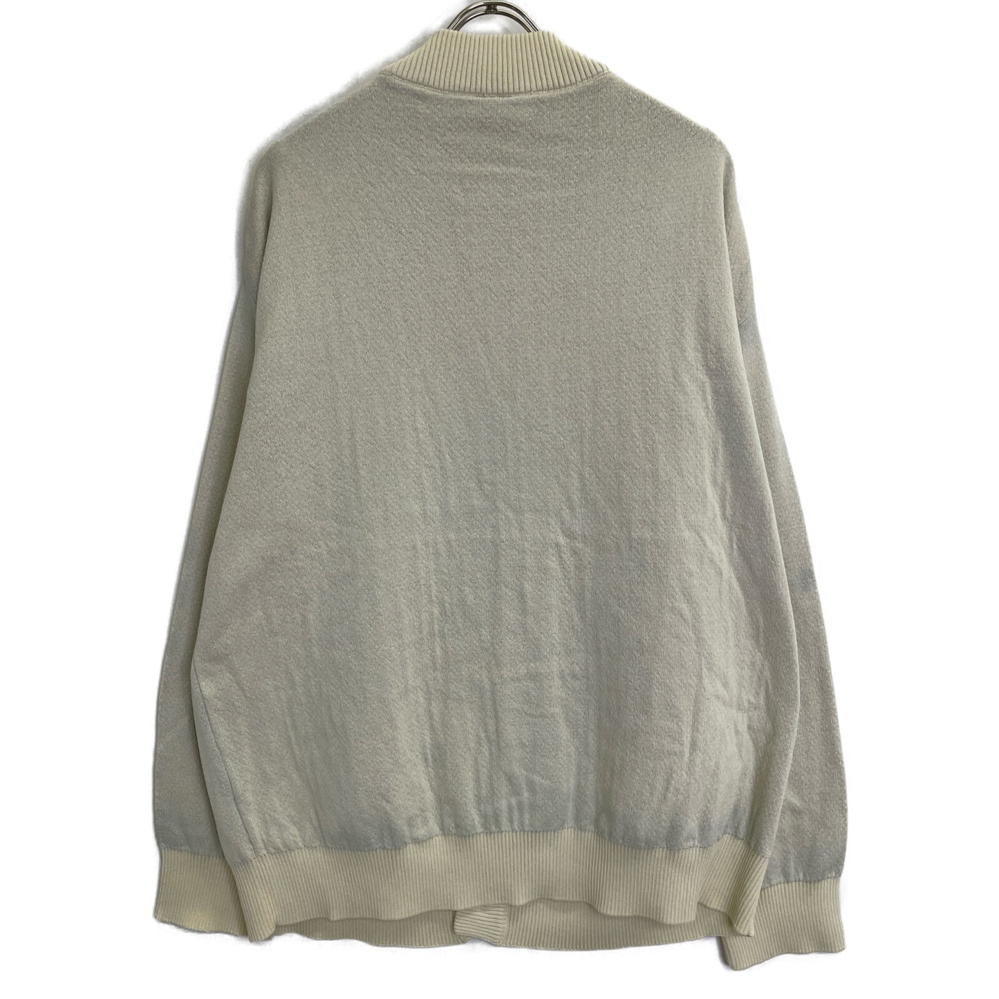 Y-3 ワイスリー IA3110 23SS ﾎﾜｲﾄ LOGO KNIT CARDIGAN トップス XS