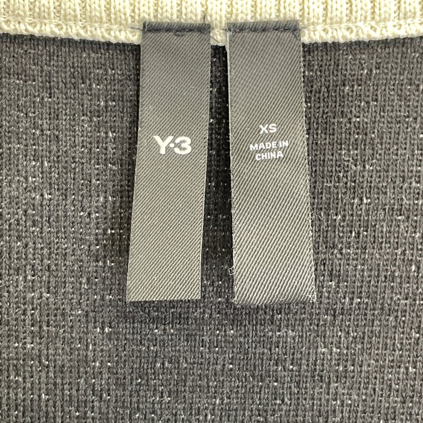 Y-3 ワイスリー IA3110 23SS ﾎﾜｲﾄ LOGO KNIT CARDIGAN トップス XS