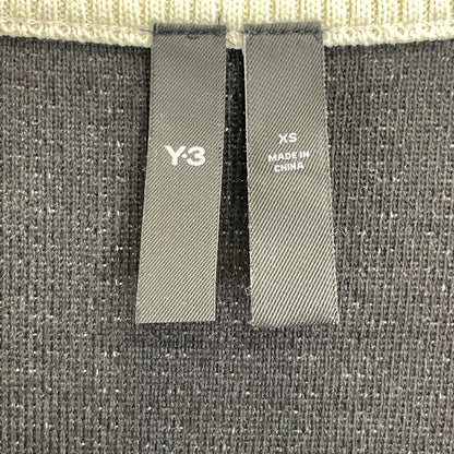Y-3 ワイスリー IA3110 23SS ﾎﾜｲﾄ LOGO KNIT CARDIGAN トップス XS