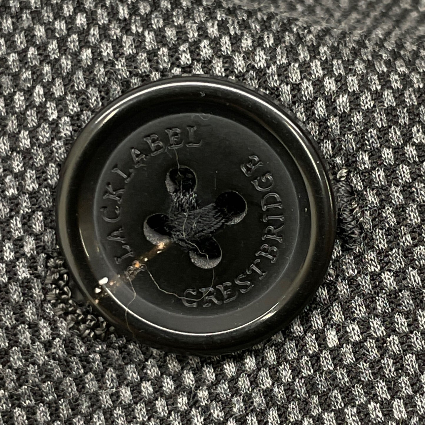 BLACK LABEL CRESTBRIDGE ブラックレーベルクレストブリッジ 24年製 ｸﾞﾚｰ ｼﾙｷｰﾊﾞｰｽﾞｱｲｼﾞｬｰｼﾞｰｼﾞｬｹｯﾄ ジャケット M