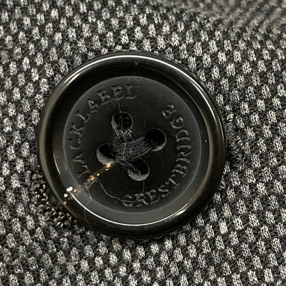 BLACK LABEL CRESTBRIDGE ブラックレーベルクレストブリッジ 24年製 ｸﾞﾚｰ ｼﾙｷｰﾊﾞｰｽﾞｱｲｼﾞｬｰｼﾞｰｼﾞｬｹｯﾄ ジャケット M