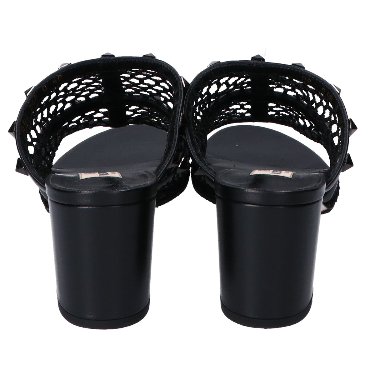 VALENTINO ヴァレンティノ ロックスタッズ メッシュ スライド サンダル シューズ 40