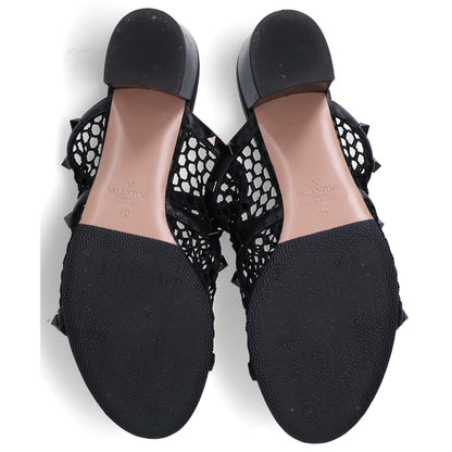 VALENTINO ヴァレンティノ ロックスタッズ メッシュ スライド サンダル シューズ 40