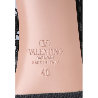 VALENTINO ヴァレンティノ ロックスタッズ メッシュ スライド サンダル シューズ 40