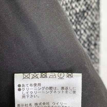 St.cecilia セントセシリア 232E3122 グレー ウールシルク パフスリーブコート ジャケット ジャケット F