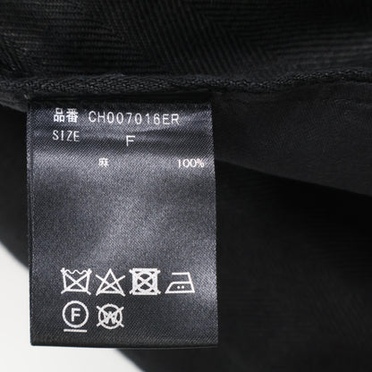 Chaos カオス CH007016ER ﾌﾞﾗｯｸ ﾘﾈﾝ ﾀﾞﾌﾞﾙﾌﾞﾚｽﾄ4Bﾃｰﾗｰﾄﾞｼﾞｬｹｯﾄ ジャケット F