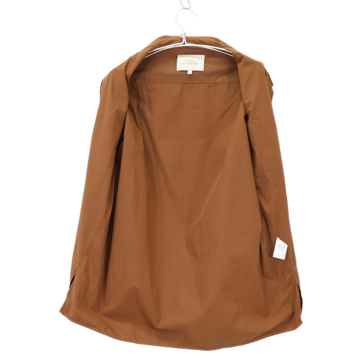 STUDIO NICHOLSON スタジオ ニコルソン ﾌﾞﾗｳﾝ PATCH POCKET CLASSIC SHIRT トップス S