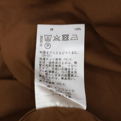 STUDIO NICHOLSON スタジオ ニコルソン ﾌﾞﾗｳﾝ PATCH POCKET CLASSIC SHIRT トップス S