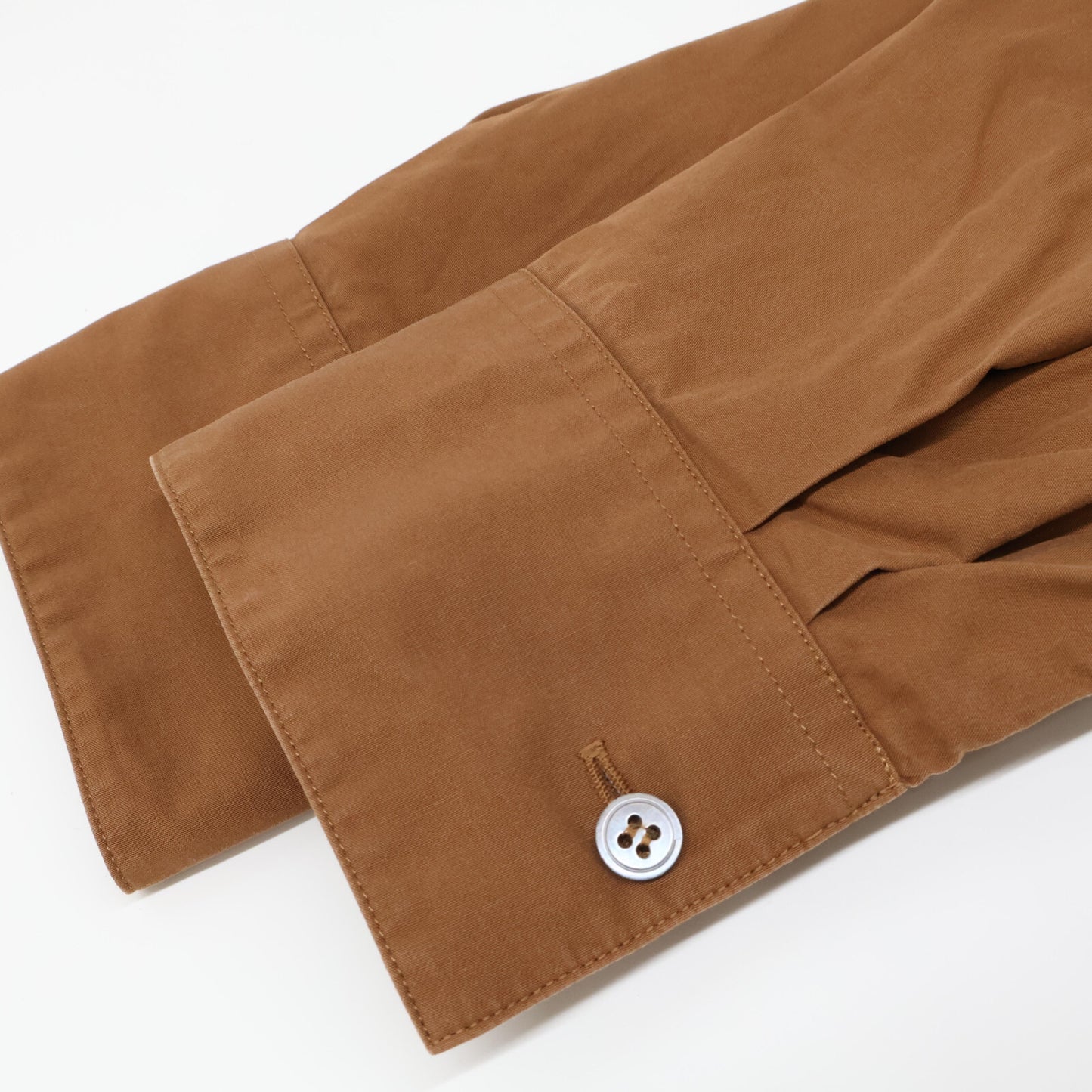 STUDIO NICHOLSON スタジオ ニコルソン ﾌﾞﾗｳﾝ PATCH POCKET CLASSIC SHIRT トップス S