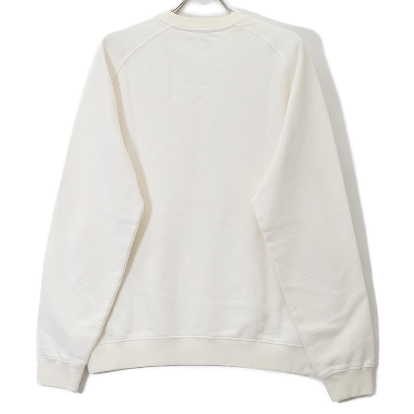 BOGLIOLI ボリオリ ﾎﾜｲﾄ ｺｯﾄﾝ100 ﾗｸﾞﾗﾝｽﾘｰﾌﾞｽｳｪｯﾄ トップス M