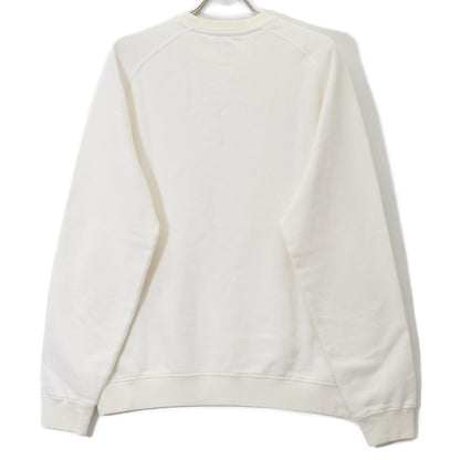 BOGLIOLI ボリオリ ﾎﾜｲﾄ ｺｯﾄﾝ100 ﾗｸﾞﾗﾝｽﾘｰﾌﾞｽｳｪｯﾄ トップス M