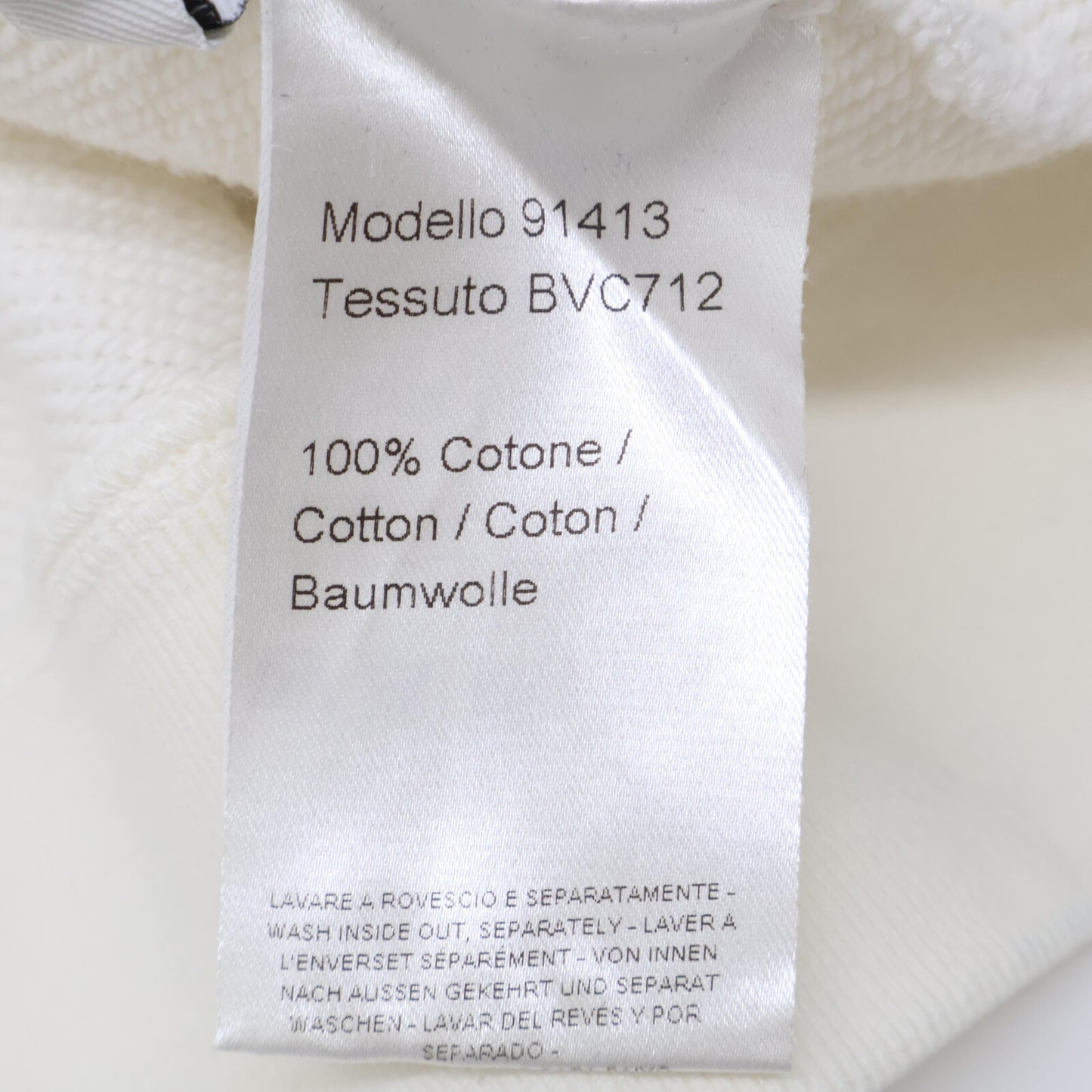 BOGLIOLI ボリオリ ﾎﾜｲﾄ ｺｯﾄﾝ100 ﾗｸﾞﾗﾝｽﾘｰﾌﾞｽｳｪｯﾄ トップス M