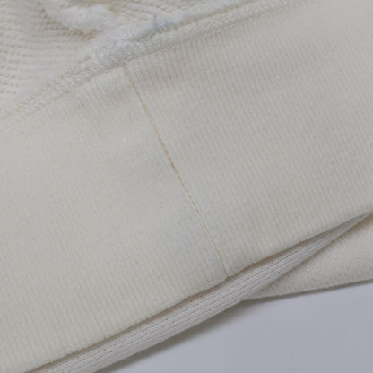 BOGLIOLI ボリオリ ﾎﾜｲﾄ ｺｯﾄﾝ100 ﾗｸﾞﾗﾝｽﾘｰﾌﾞｽｳｪｯﾄ トップス M