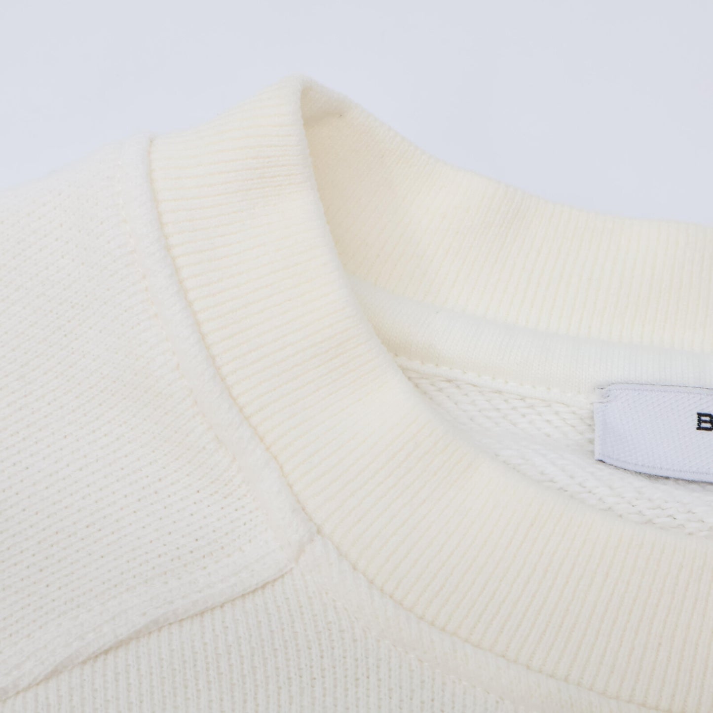 BOGLIOLI ボリオリ ﾎﾜｲﾄ ｺｯﾄﾝ100 ﾗｸﾞﾗﾝｽﾘｰﾌﾞｽｳｪｯﾄ トップス M