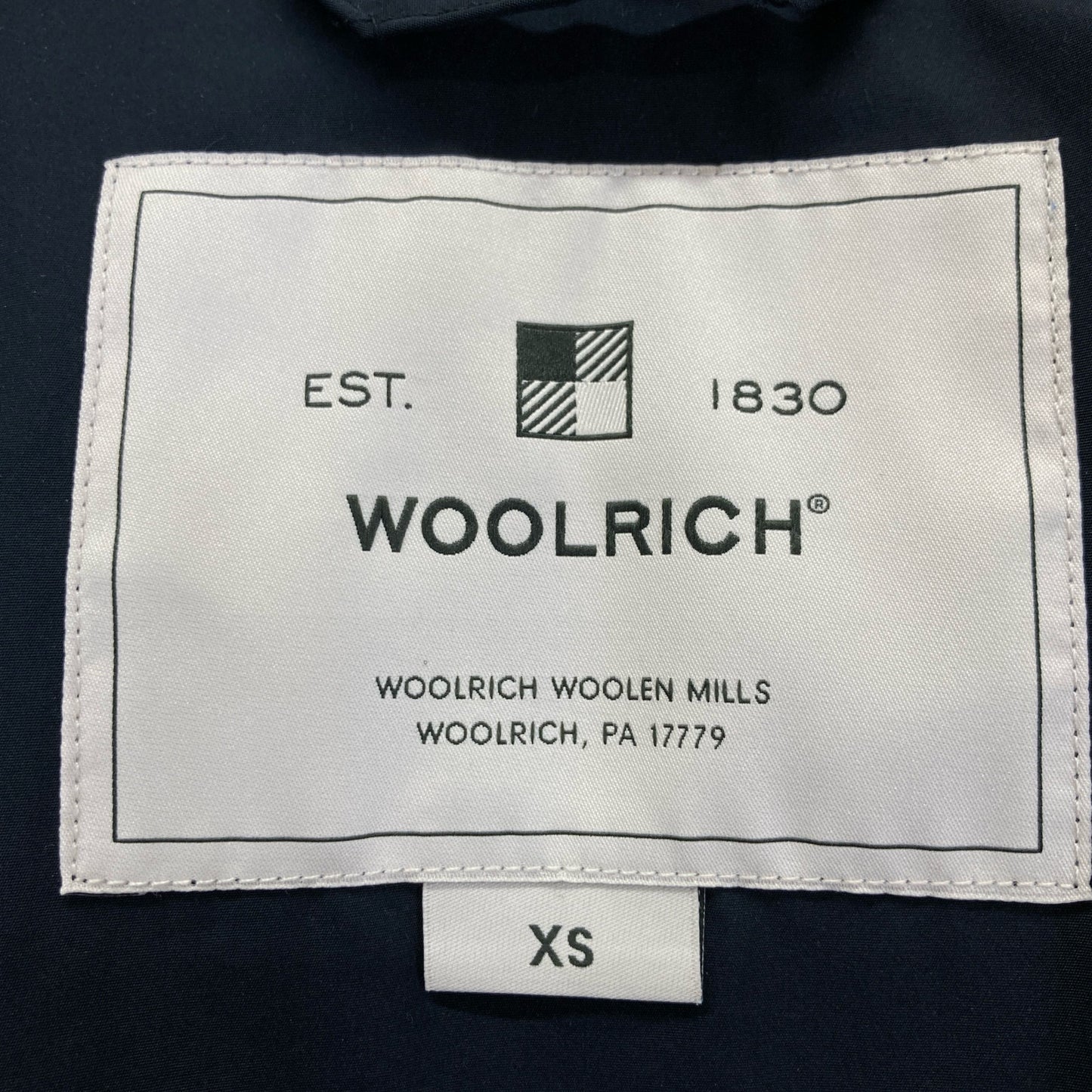 WOOLRICH ウールリッチ ﾌﾞﾗｯｸ ﾎﾟﾘｴｽﾃﾙ ｳｲﾒﾝｽﾞｱﾉﾗｯｸ ジャケット XS