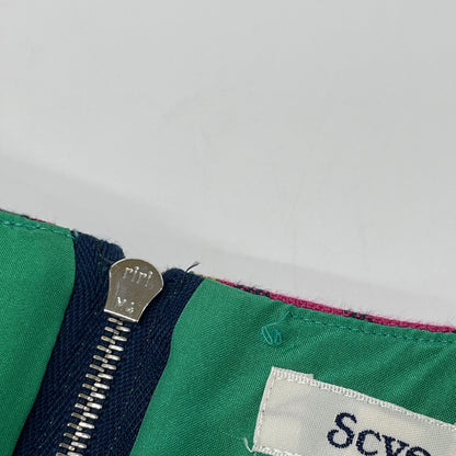 Scye サイ ドゥロワー別注 1221-01420 グリーンマドラスチェック ノースリーブワンピース ワンピース 36