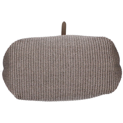 VIOLAd'ORO ヴィオラドーロ 【美品】ラフィアｘレザー 2WAYショルダ― ハンドバッグ