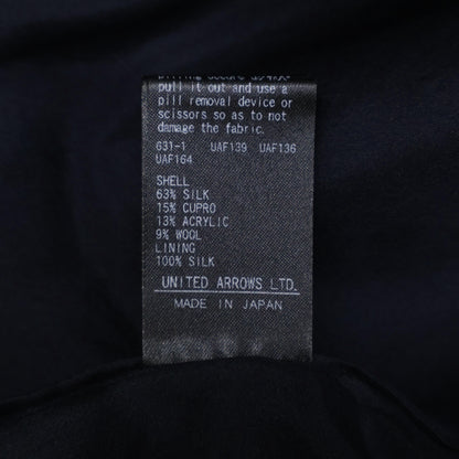 DRAWER ドゥロワー 6521ｰ299ｰ1047 ﾈｲﾋﾞｰ ｼﾙｸｷｭﾌﾟﾗ ﾌﾗﾜｰｼﾞｬｶﾞｰﾄﾞ ﾊﾞｯｸｼﾞｯﾌﾟﾌﾟﾙｵｰﾊﾞｰ トップス 表記なし