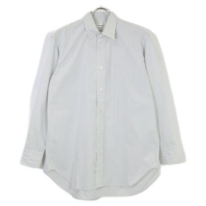 BLAMINK ブラミンク 7911-230ｰ0157 ﾎﾜｲﾄ×ﾌﾞﾙｰ PRE ｽﾄﾗｲﾌﾟﾚｷﾞｭﾗｰｼｬﾂ トップス 36