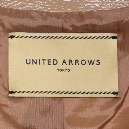 UNITED ARROWS ユナイテッドアローズ ﾌﾞﾗｳﾝ ｺｰﾃｨﾝｸﾞ ﾐﾄﾞﾙｺｰﾄ ジャケット 36
