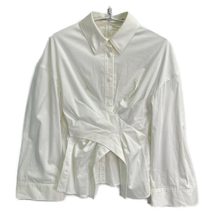 ADEAM アディアム 43324 ホワイト LeWitt Shirt ルウィットシャツ ギャザーロングスリーブシャツ トップス 2
